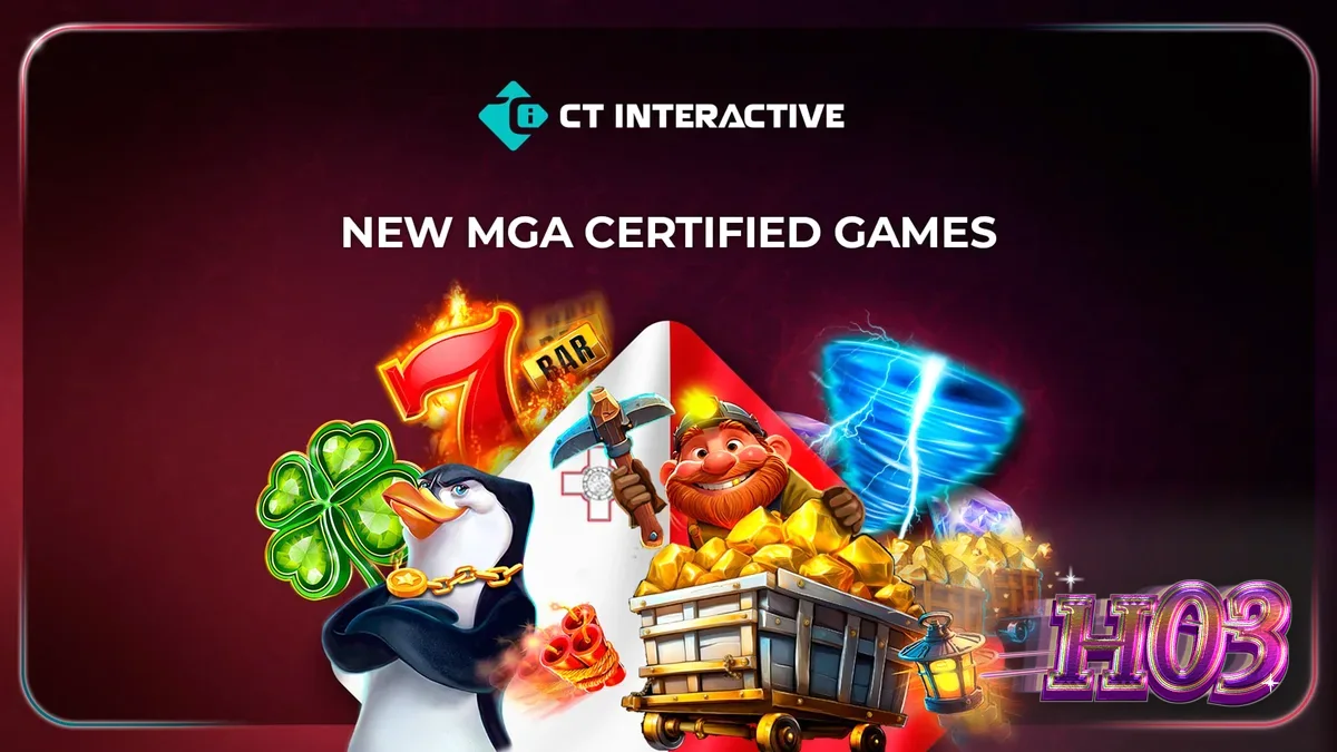 Deretan judul slot baru dari CT Interactive dalam tampilan antarmuka kasino.
