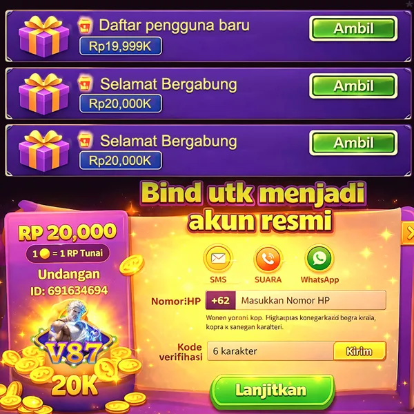 V87 Bonus Member Baru 100%